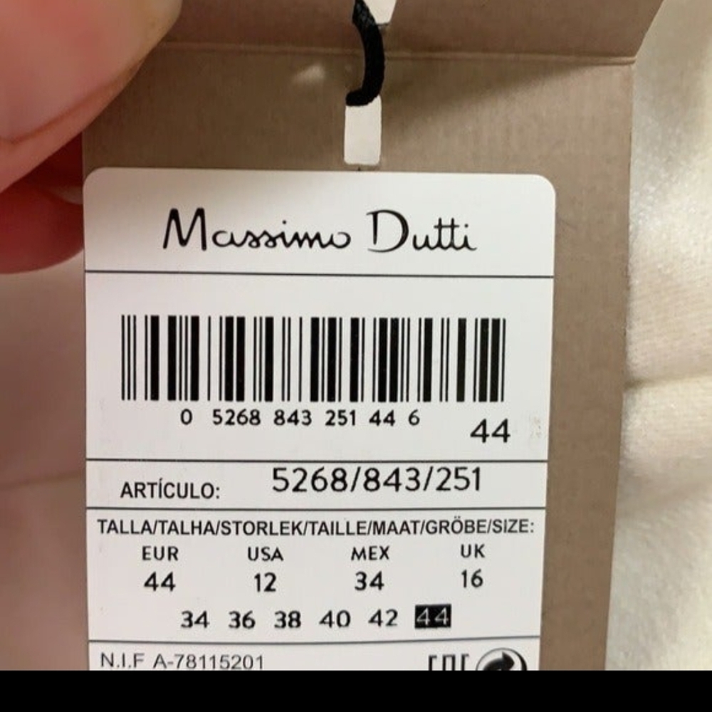 Massimo Dutti Cream Skirt - Picture 4 of 7